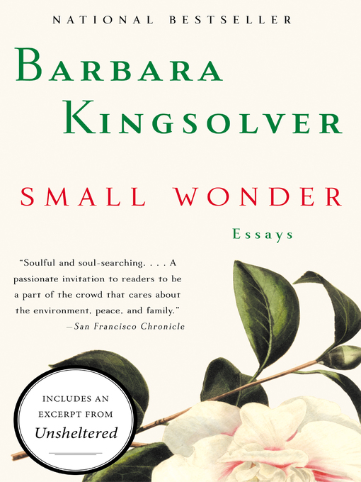Title details for Small Wonder by Barbara Kingsolver - Available